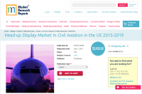 Head-up Display Market in Civil Aviation in the US 2015-2019
