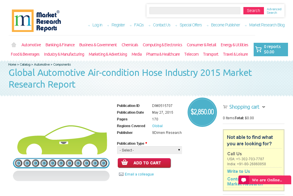 Global Automotive Air-condition Hose Industry 2015