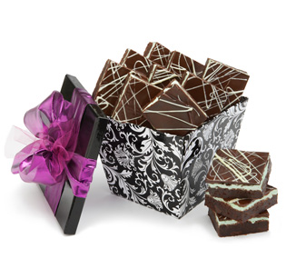 Mint Chocolate Fudge Brownies'