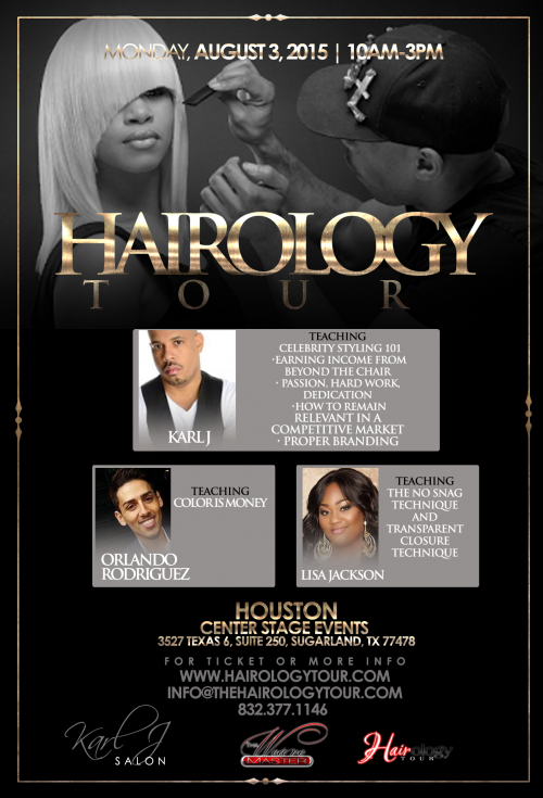 Hairology Tour with Karl J in Houston Texas'