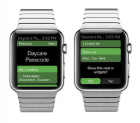 RemindMeAt App on Apple Watch