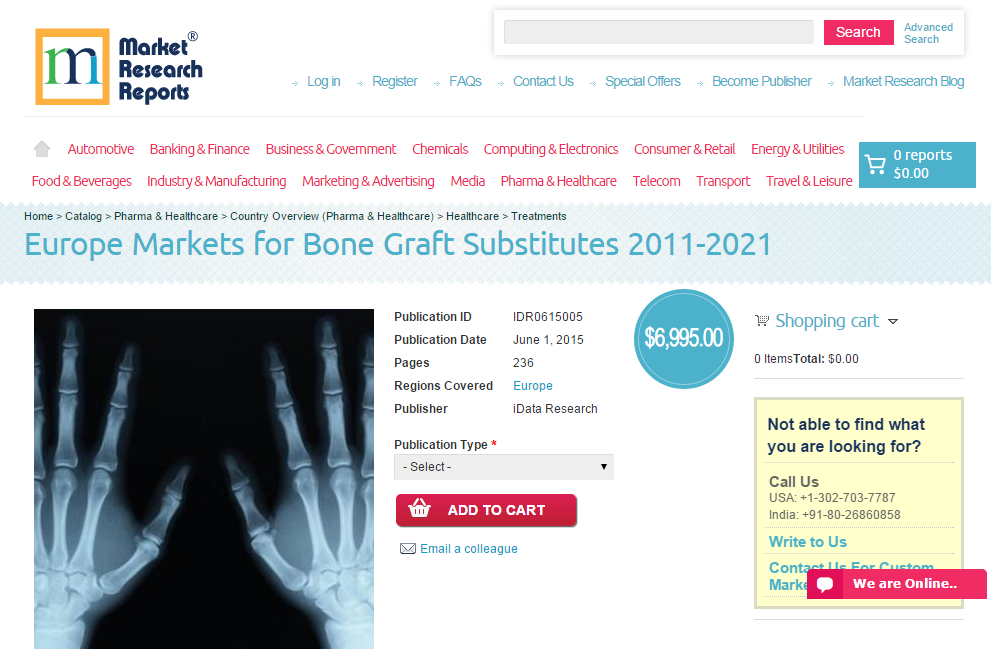 Europe Markets for Bone Graft Substitutes 2011-2021