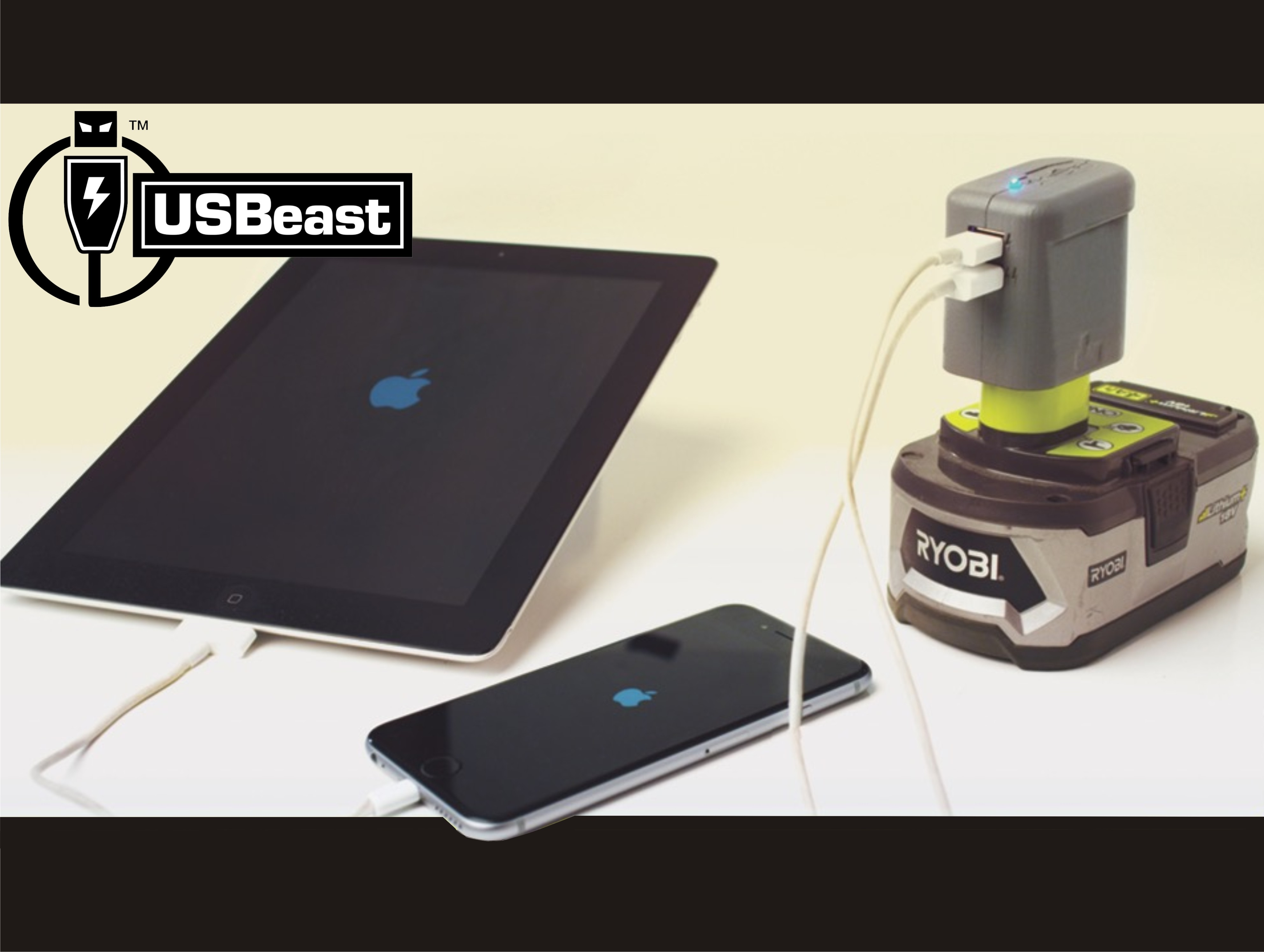 USBeast: Power all things USB with your Ryobi tool batteries