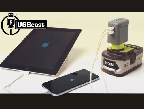 USBeast: Power all things USB with your Ryobi tool batteries'
