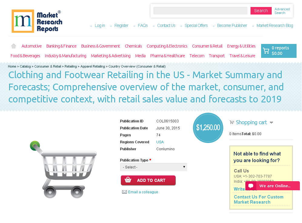 Clothing and Footwear Retailing in the US