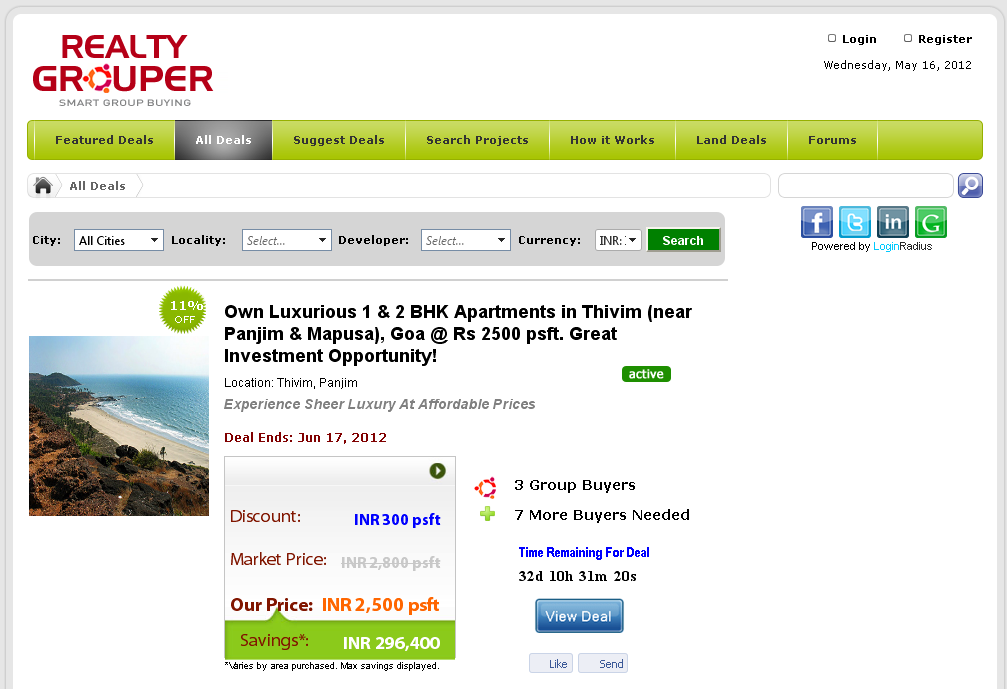 RealtyGrouper.com - Deals'