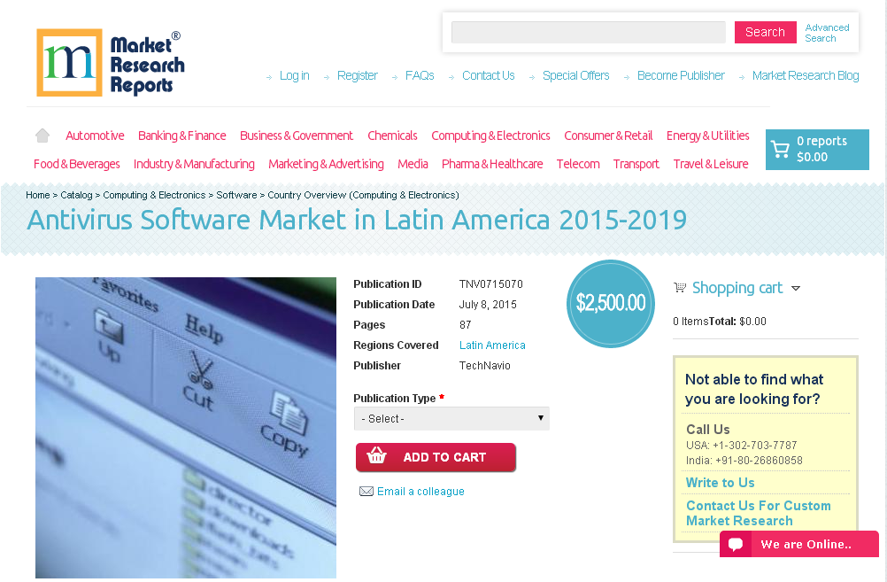 Antivirus Software Market in Latin America 2015-2019