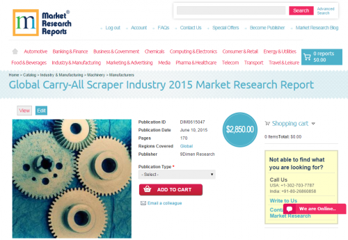 Global Carry-All Scraper Industry 2015'