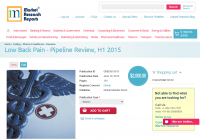 Low Back Pain - Pipeline Review, H1 2015