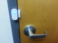 Simple Alarm System Makes Any Door Secure with the Wifi Door
