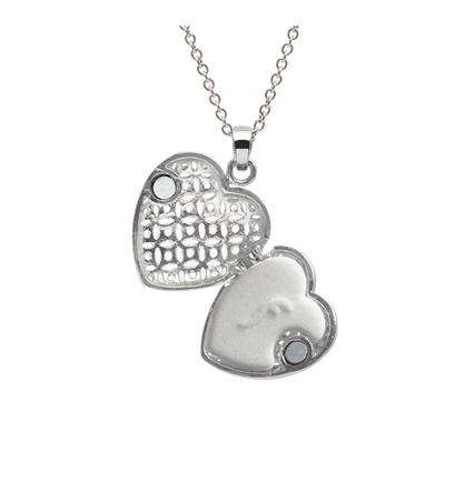 OPEN HEART PERFUME NECKLACE