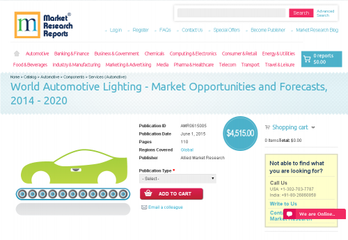 World Automotive Lighting - Market Opportunities'