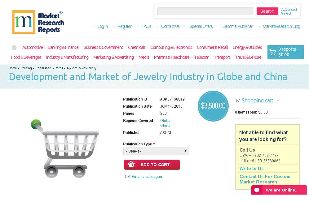 Development and Market of Jewelry Industry