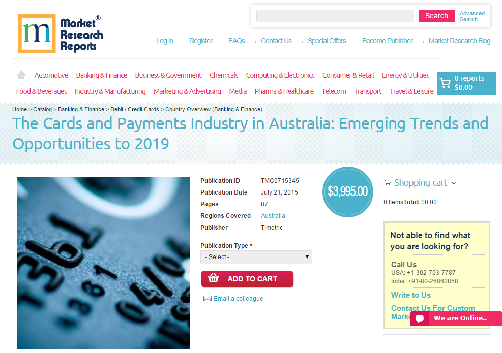 The Cards and Payments Industry in Australia'