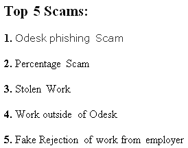 ODesk Scams - Top 5 Scams'