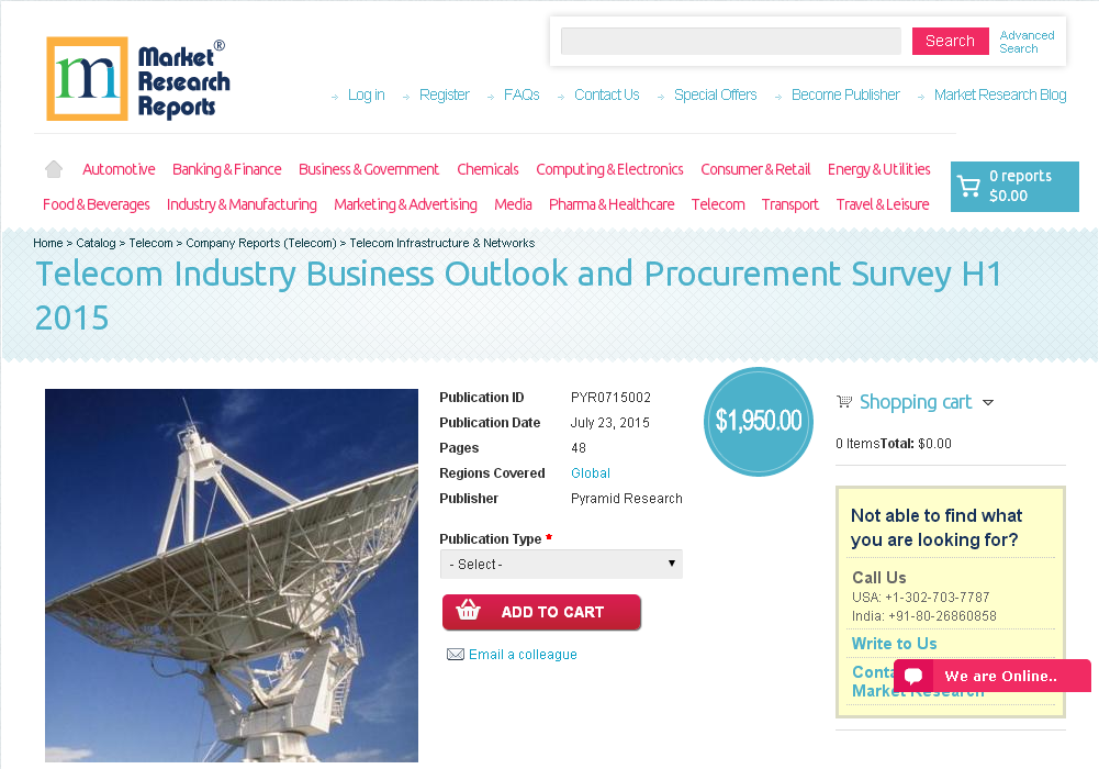 Telecom Industry Business Outlook and Procurement Survey H1