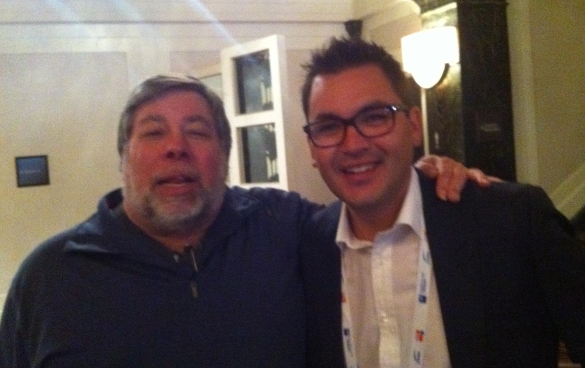 Dukbill Founder, Nathan Kerr with Steve Wozniak'