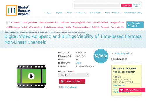 Digital Video Ad Spend and Billings Viability of Time-Based'