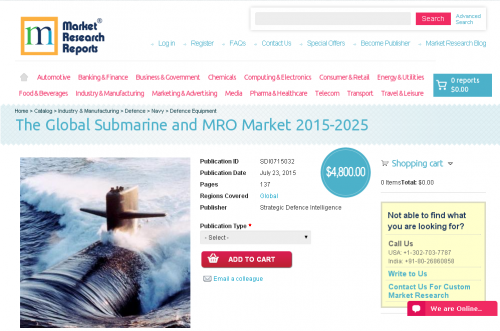 The Global Submarine and MRO Market 2015-2025'