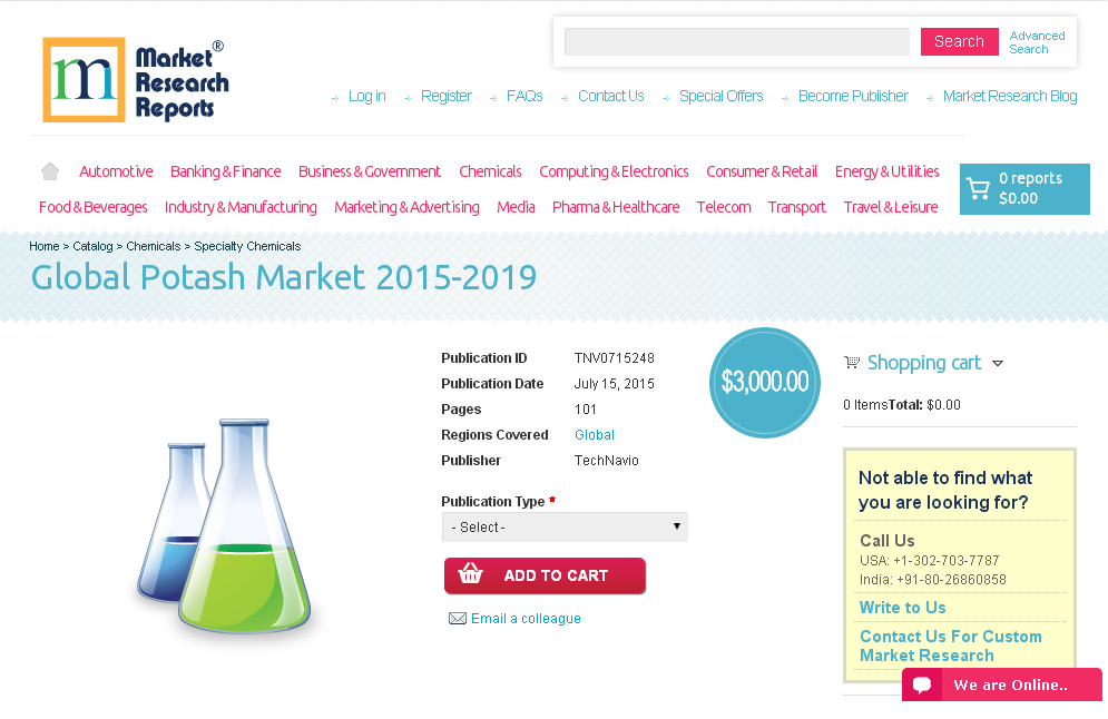 Global Potash Market 2015-2019