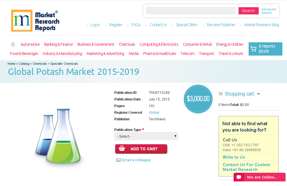 Global Potash Market 2015-2019'