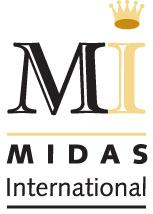 Logo for Midas International'