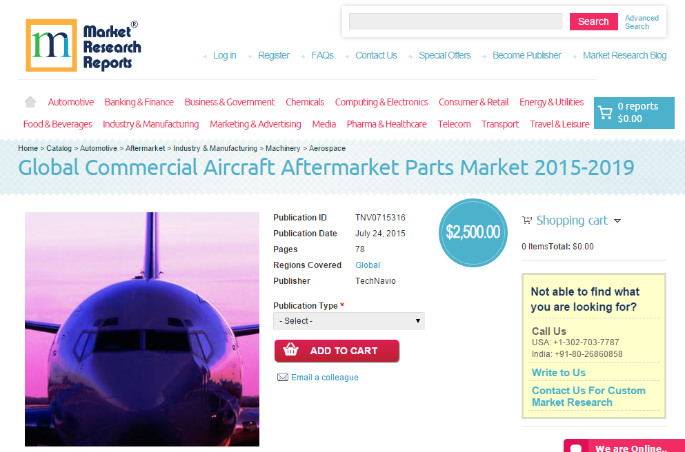 Global Commercial Aircraft Aftermarket Parts Market'