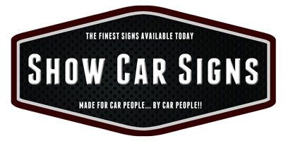 Company Logo For Show Car Signs by Hedlin Designs'