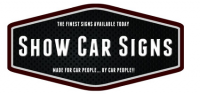 Show Car Signs by Hedlin Designs Logo