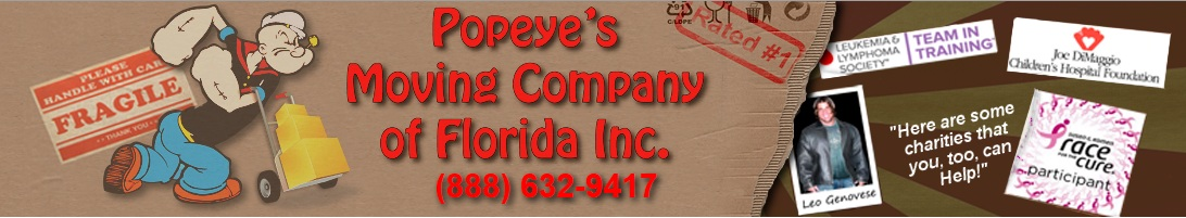 Popeye’s Moving Company of Florida