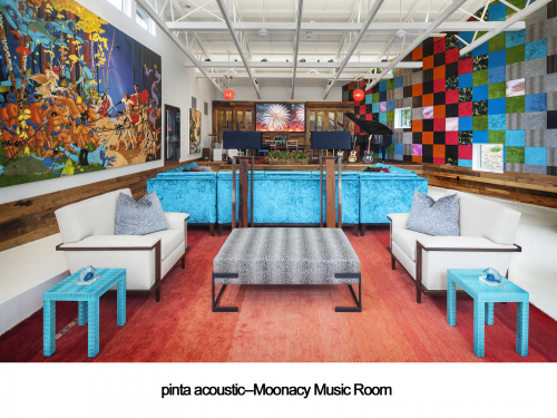 pinta acoustic, inc.--Moonacy Music Room, Stage'