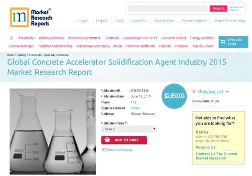 Global Concrete Accelerator Solidification Agent Industry'