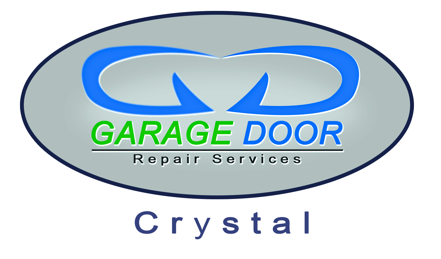 Garage Door Repair Crystal Logo