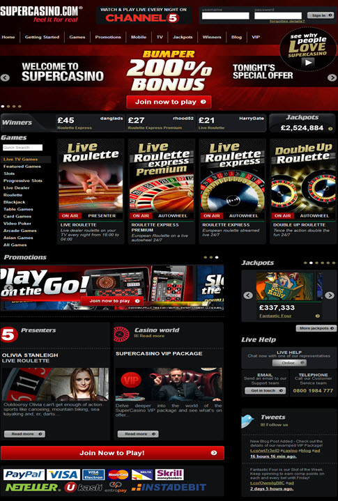 SuperCasino Online'