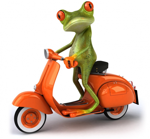 New and Improved Ride Green Scooters'