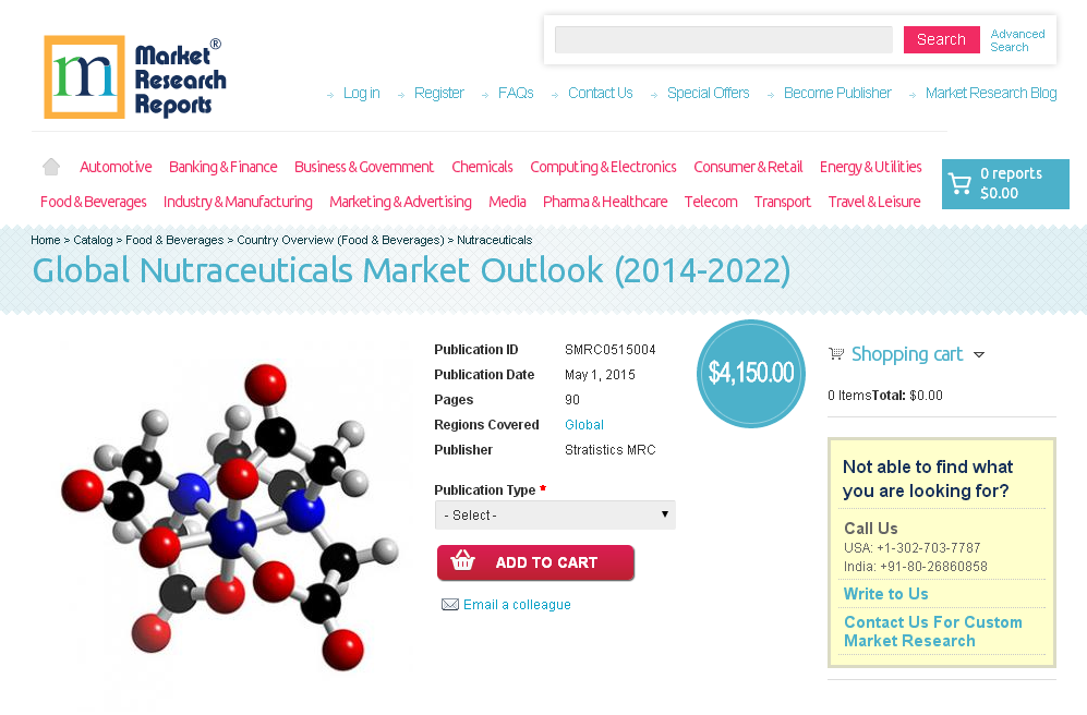 Global Nutraceuticals Market Outlook (2014-2022)