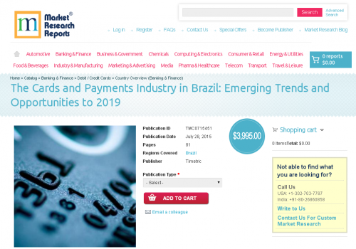 The Cards and Payments Industry in Brazil'