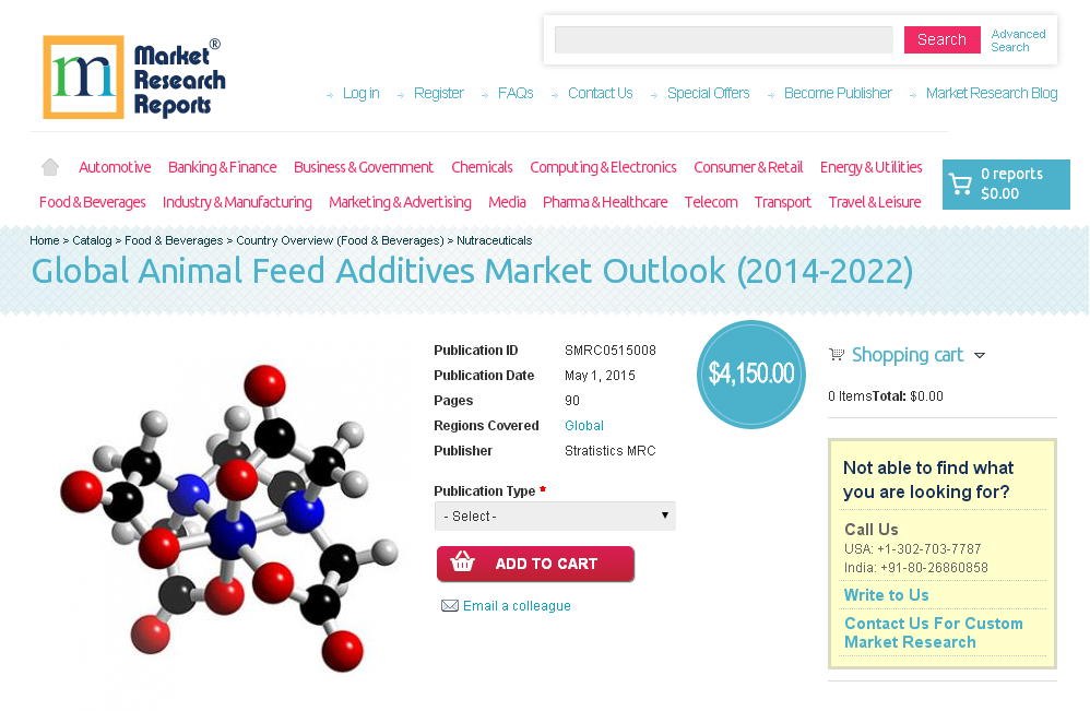 Global Animal Feed Additives Market Outlook (2014-2022)'