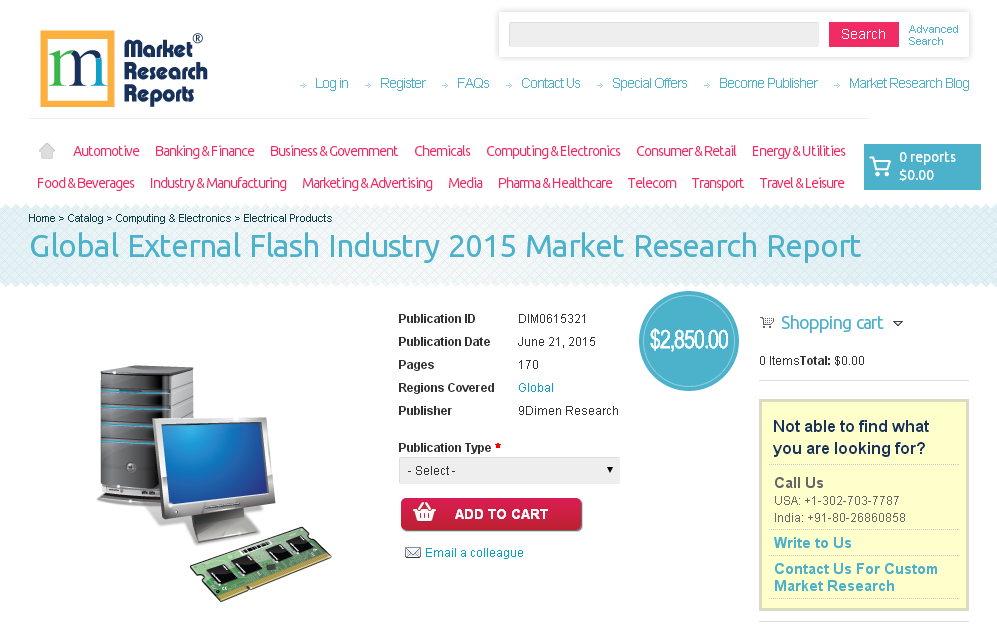 Global External Flash Industry 2015 Market Research Report