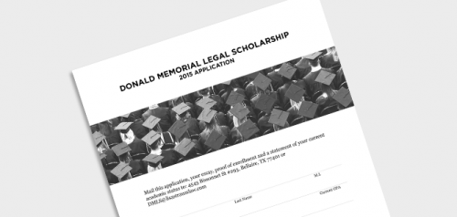 Donald Memorial Legal Scholarship'