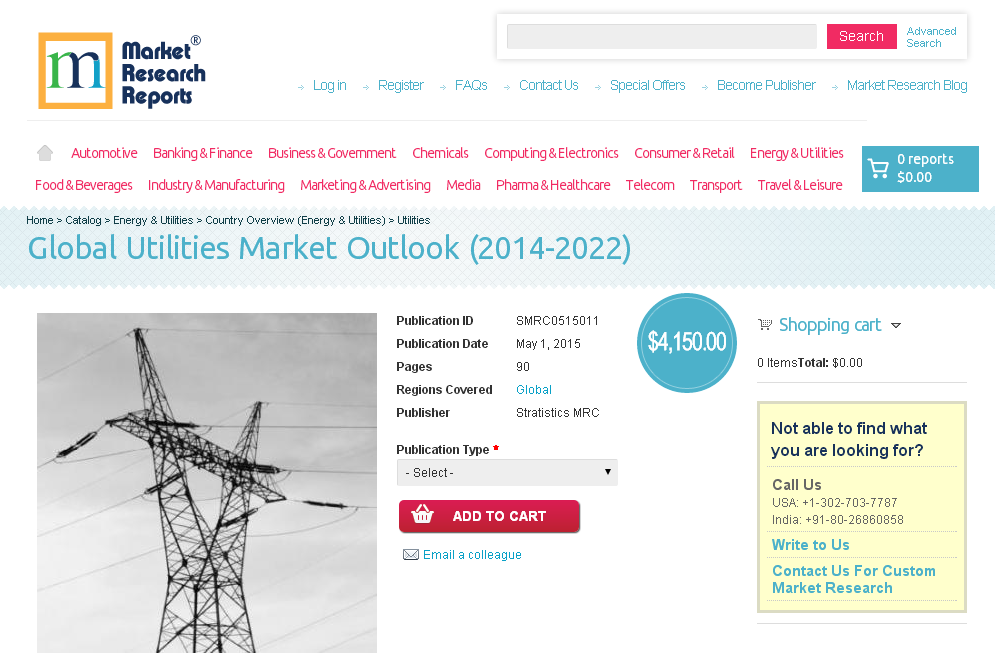 Global Utilities Market Outlook (2014-2022)'