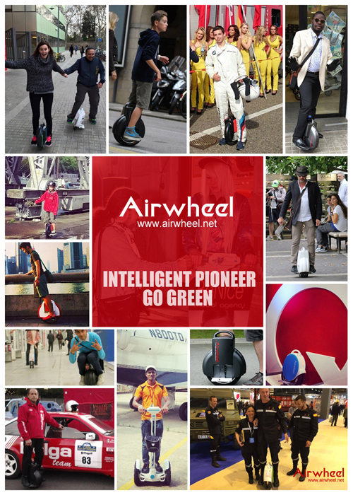 Let Go of Phone and Ride Airwheel Electric Unicycle'