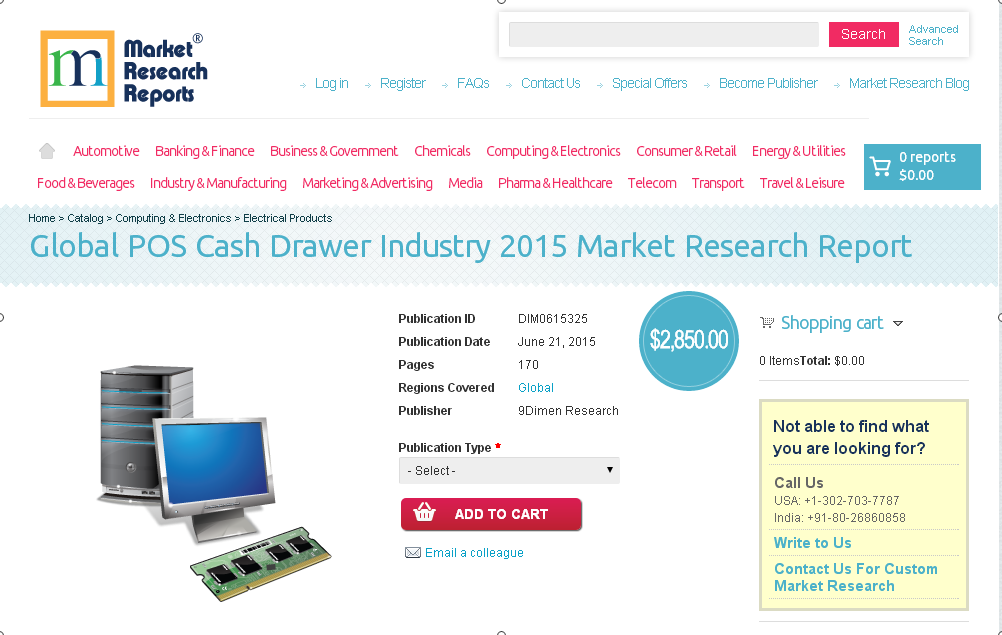 Global POS Cash Drawer Industry 2015