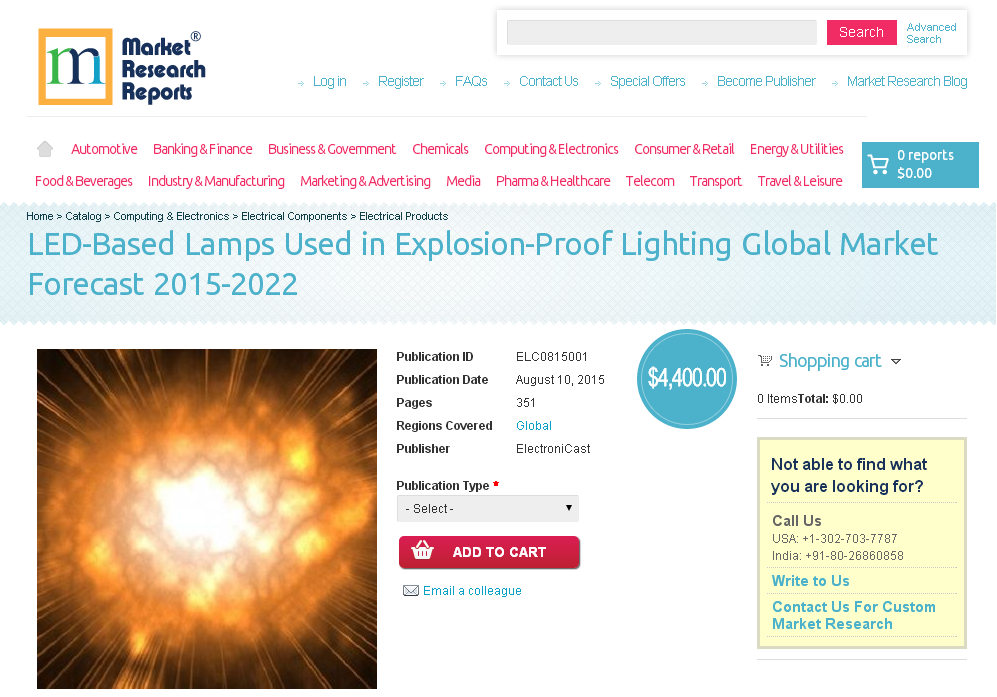 LED-Based Lamps Used in Explosion-Proof Lighting