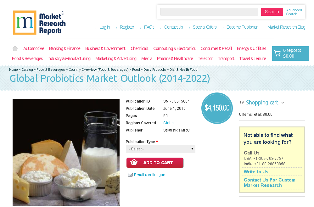 Global Probiotics Market Outlook (2014-2022)