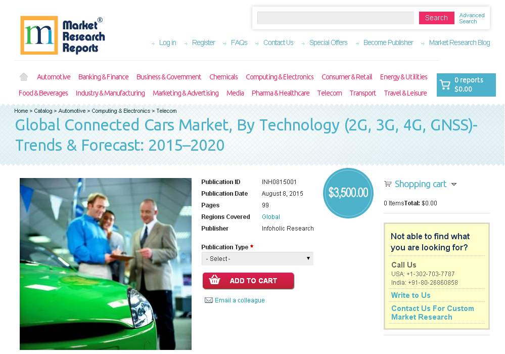 Global Connected Cars Market'