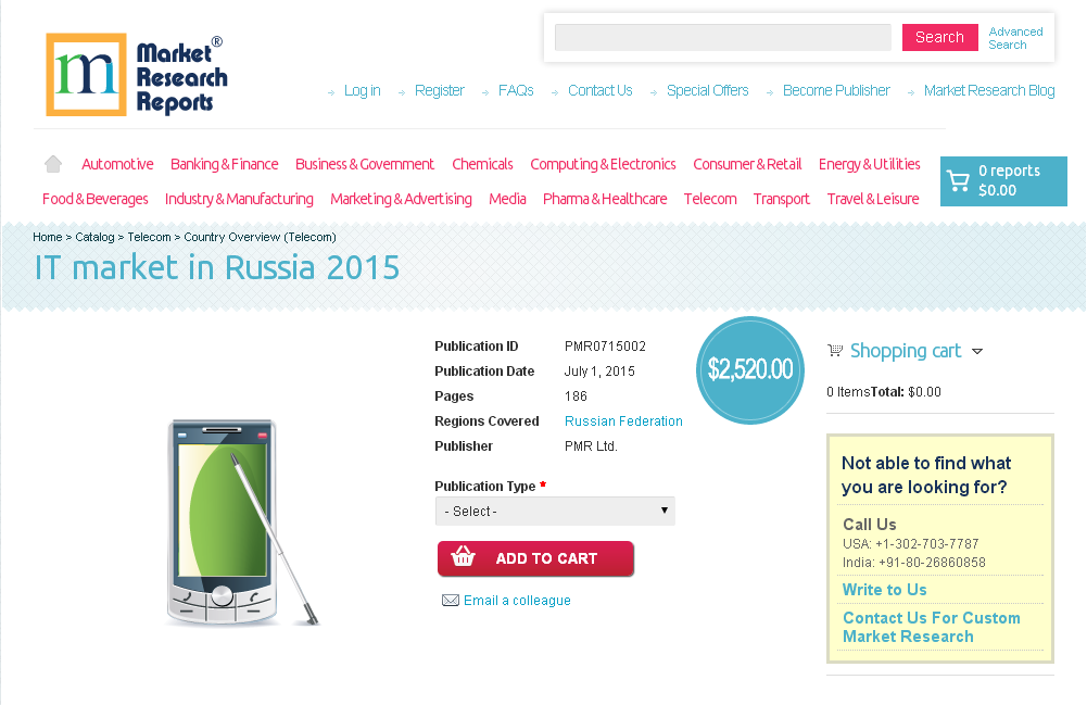 IT market in Russia 2015'