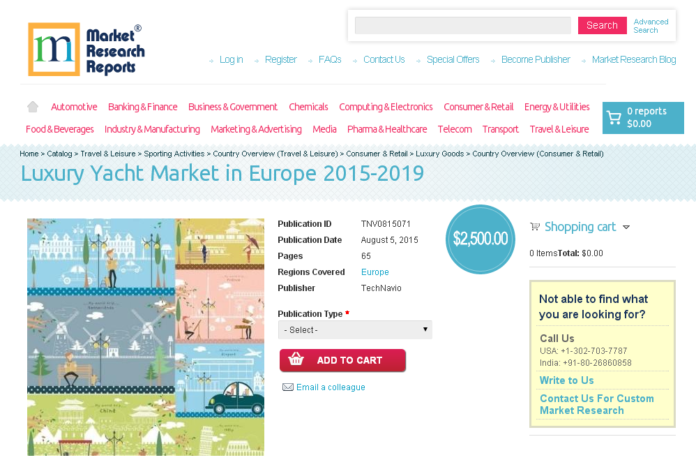 Luxury Yacht Market in Europe 2015-2019