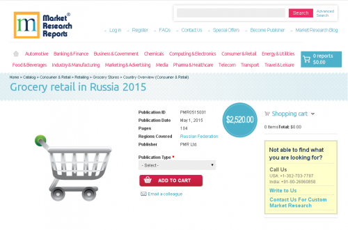 Grocery retail in Russia 2015'