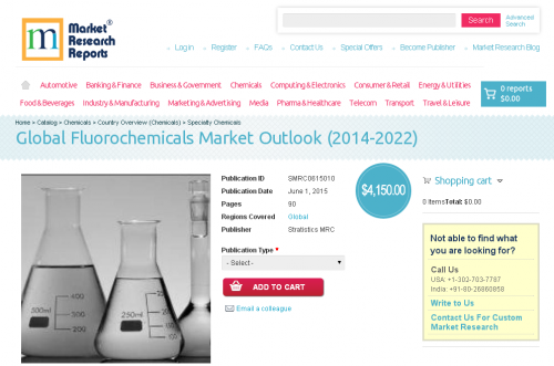 Global Fluorochemicals Market Outlook (2014-2022)'